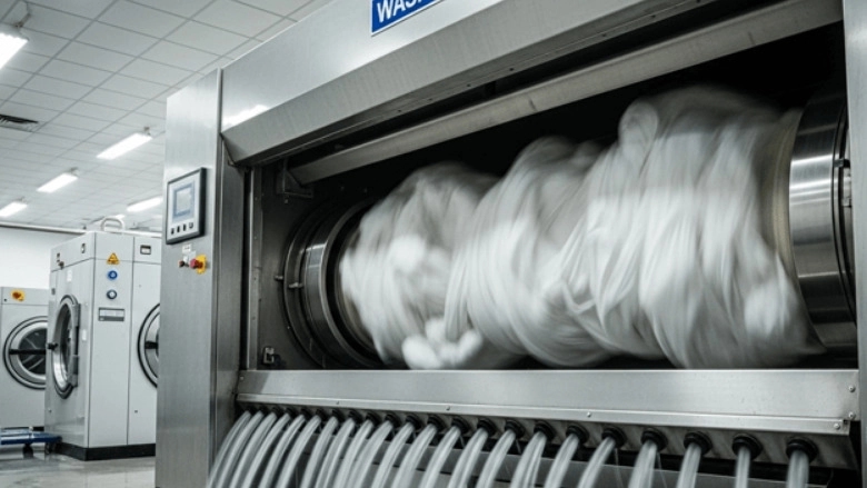 Production of laundry equipment in Akhwan Sharq Machinery Factory